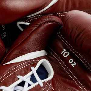 Guantes de boxeo profesionales de alta calidad, guantes de entrenamiento de cuero genuino con logotipo personalizado, conjunto de guantes al por mayor - Product Image 4