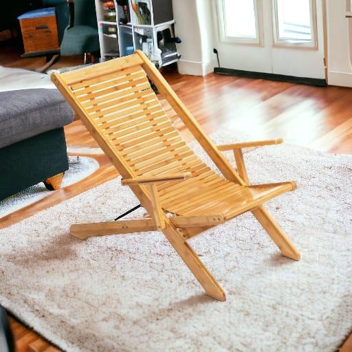 Leichter Bambus-Klappstuhl im Mid-Century-Stil fr den Auenbereich &  Krankenhausgebrauch Stapelbares Platzsparendes Design| Alibaba.com