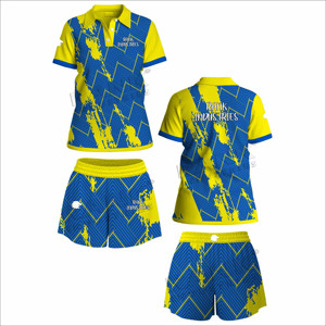 เซ็ตเสื้อโปโลและกางเกงขาสั้นสำหรับผู้หญิงชุดเสื้อโปโลและกางเกงขาสั้นสไตล์ใหม่ - Product Image 4