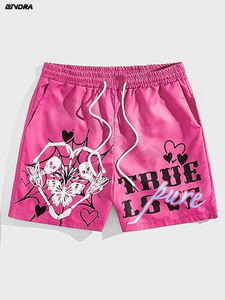 Pantalones cortos deportivos para hombre de High Street, impresos personalizados y ecológicos, diseñe su propio estilo - Product Image 5