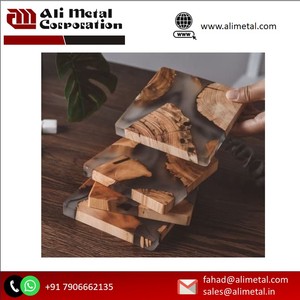 Accesorios de vajilla Posavasos de madera Home Bar Hotel Posavasos redondo con soporte La mejor calidad Precio superior - Product Image 3