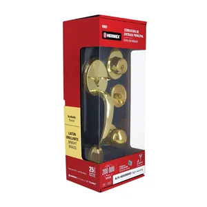 Hermex LB Lugo Butterfly Key Poignée de porte et de fenêtre avec bouton 1 unité par boîte - Product Image 4