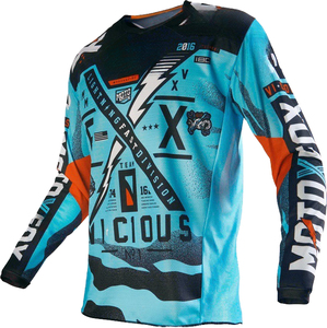 Camiseta de carreras de Motocross sublimada con logotipo personalizado a prueba de viento MX BMX Dirt Bike Off-Road MTB Racing Shirt impresión personalizada MX Jerseys - Product Image 2