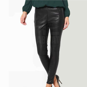 Pantalones de cuero para mujer fabricados en fábrica, en oferta, al por mayor, hechos con la mejor calidad. - Product Image 5