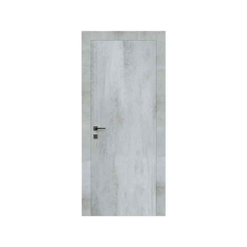 Customizable Interior doors concealed hinge Elmar handle lock h.cm 210 and 240 'Beton' Door Finish Contemporary Style