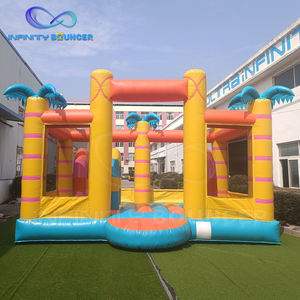 Château gonflable en forme <span class=keywords><strong>de</strong></span> cocotier personnalisable, production à coût d'usine, structure <span class=keywords><strong>de</strong></span> jeu pour enfants <span class=keywords><strong>de</strong></span> style tropical, château gonflable - Product Image 5