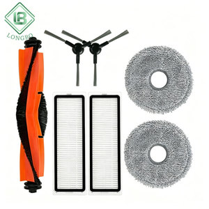 Ricambi per Robot <span class=keywords><strong>Aspirapolvere</strong></span> Xiaomi S20+/B105/B108GL: Spazzola Rotante Laterale, Filtro HEPA, Panno per Lavaggio - Product Image 1