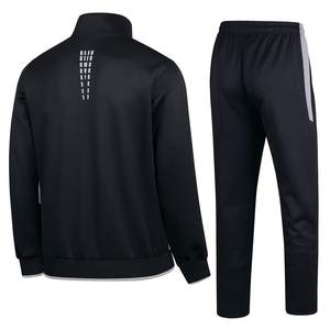 2024 personnalisé formation Jogging confortable fermeture éclair sweats à capuche costumes deux pièces ensemble survêtements pour hommes - Product Image 2