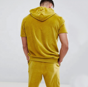 Custom Unisex Sun Faded 100% Algodón Trajes de 2 piezas Camiseta de gran tamaño y pantalones cortos Conjunto de dos piezas Camiseta y pantalones cortos para hombres Conjuntos - Product Image 2