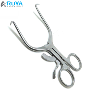 Instruments orthopédiques de chirurgie plastique, écarteurs périnée GELPI 1x1 dents tranchantes 18 Cm CE ISO - Product Image 2