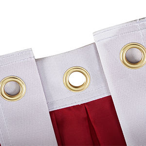 Drapeau américain plissé 2x4 pieds pour extérieur, étoiles brodées, 250e anniversaire, Jour commémoratif patriotique - Product Image 2