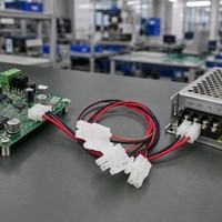 تجميعة أسلاك مخصصة بموصلين ذكر وأنثى، كابل طاقة للإضاءة LED والبطاريات والمعدات الإلكترونية