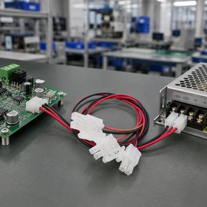 Câble de raccordement OEM personnalisé à 2 broches, assemblage de faisceau de câbles, connecteur mâle-femelle, câble d'alimentation pour éclairage LED, batterie, équipement électronique - Product Image 4