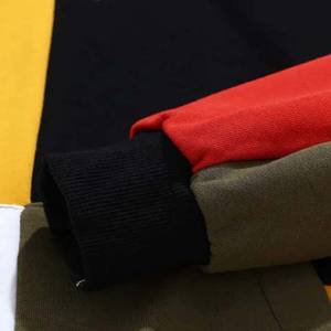 Bloc couleur dernière conception sweats à capuche pour hommes sweats pull coton matériel surdimensionné vêtements d'hiver décontracté basiques sweats à capuche pour hommes - Product Image 6