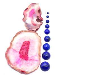 Cabochons en Lapis Lazuli Bleu Naturel 15-20mm Pierres précieuses calibrées à dos plat en vrac - Product Image 4