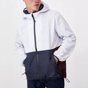 Nouveau multi-panneau hommes à capuche coupe-vent vestes et manteaux imperméable en plein air randonnée porter fermeture éclair veste de pluie vêtements d'extérieur veste hommes - Product Image 6