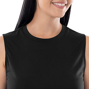 Ensembles de shorts pour femmes avec logo personnalisé Tenues de couleur unie Manches moins respirantes Ensembles de shorts pour femmes de couleur unie - Product Image 3