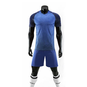 Survêtement à manches courtes personnalisé vêtements de sport équipe porte des uniformes-combinaison d'entraînement vierge pour adultes vêtements de football short en jersey - Product Image 3