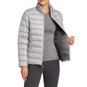 Veste d'hiver matelassée haute performance pour femme, fermeture éclair, imperméable, écologique, respirante, design personnalisé, service OEM, vente en gros, pas cher - Product Image 3