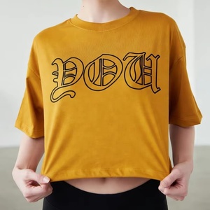 Camiseta Corta Moderna y Elegante para Mujer, Prenda Informal de Tela Suave, Cómoda y Ligera, Ropa de Verano de Inspiración Juvenil - Product Image 1