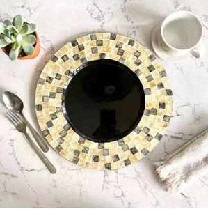 TOP TRENDING INDIAN DECORATIVE BONE INLAY TRAY FOR <b>TABLE</b> DECOR FROM HANNAN HANDICRAFT - Product Image 1