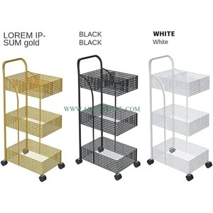 Nouvel arrivage de présentoirs de rangement pour la maison et la cuisine en rotin et jute Design merveilleux Présentoir de cuisine à 3 niveaux de taille personnalisée - Product Image 4