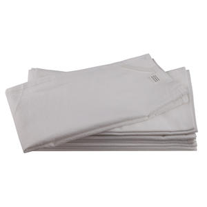 100% algodón Lino Golf blanco baño toallitas reutilizable sólido cocina toalla para baño logotipo personalizado para niños Juego de 6 - Product Image 2