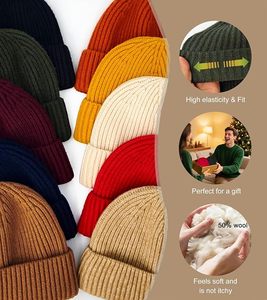 Bonnet en tricot chaud chapeau d'hiver unisexe bonnet épais et souple Logo personnalisé OEM ODM offre en gros à l'usine - Product Image 6