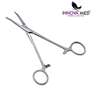 INNOVAMED INSTRUMENTS Pinzas Hemostáticas Curvas de Acero Inoxidable de 12 cm de Calidad Superior, Instrumentos Quirúrgicos con Certificación CE - Product Image 5