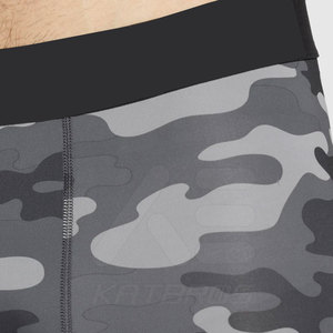 <b>Men</b> Solid Full Length <b>Yoga</b> Leggings Mid Waist Elastic Waist Breathable Quick Dry Spandex Polyester 160g <b>Pants</b> - Product Image 6