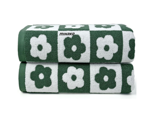 Ensemble de serviettes de bain en coton de haute qualité, 2 pièces, séchage rapide, absorbant, tissu en éponge doux et moelleux pour hôtel, spa, personnalisable - Product Image 1