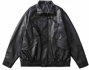 เสื้อแจ็กเก็ตหนังสำหรับผู้ชายวัสดุเนื้อนุ่มระบายอากาศได้ดีเสื้อแจ็กเก็ตผู้ชายกันยับ - Product Image 1