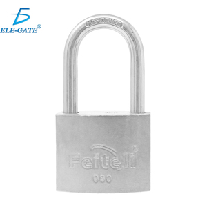 Lucchetto in Ferro a Gancio Corto 50 mm con Cilindro in Ottone - Product Image 1