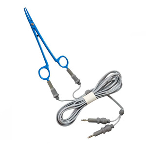 Precio de fábrica, la mejor calidad, pinzas profesionales de acero inoxidable en ángulo, pinzas bipolares con cable de alimentación - Product Image 1