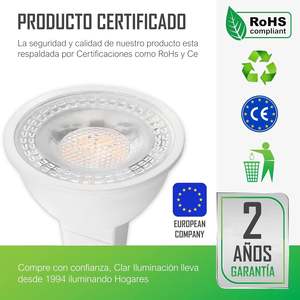 Bombilla 5W LED GU5.3 <b>Bulbs</b> MR16 LED Energy Efficient Lighting - Product Image 1