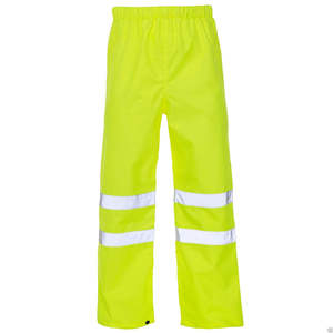 Pantalons de travail pour hommes à visibilité accrue, antistatiques, thermiques, de sécurité, pour les activités de plein air et la pluie - Product Image 2