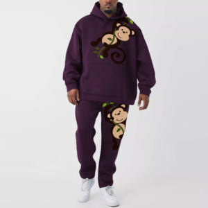 Dessin élastique manches longues fermeture éclair hommes survêtement ensemble vente chaude hiver costume mâle mode décontracté dernière conception survêtements garçons - Product Image 5