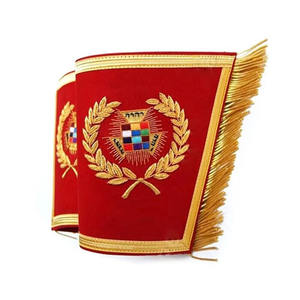Gran Logia Provincial Puños MASONIC REGALIA LODGE OFICIAL GUANTLETS/PUÑOS CON EMBLEMA - Product Image 3