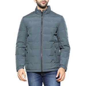 Nuevas chaquetas cortavientos de lona de calidad superior para hombre con logotipo frontal personalizado, cierre de doble botonadura transpirable y forro de algodón - Product Image 1