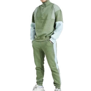 Chándal personalizado Flare Baggy Stacked Sweat Pant Sweatsuit Pullover Fleece Oversized Streetwear Sudadera con capucha y conjunto de pantalones de chándal - Product Image 6