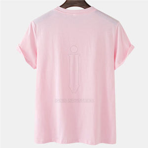 2025 dernière conception été hommes T-Shirt coton Polyester hommes T-Shirt en gros Logo personnalisé hommes T-Shirt - Product Image 2