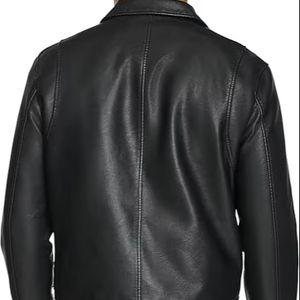 Veste en cuir de mode d'hiver pour hommes la plus vendue sur mesure avec un nouveau tissu teint en état de haute qualité traité - Product Image 5