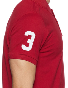 เสื้อยืดโปโลลำลองสำหรับผู้ชายเสื้อคอตตอนปักแขนสั้นไซส์ใหญ่พิเศษออกแบบได้ตามต้องการสไตล์100% - Product Image 3