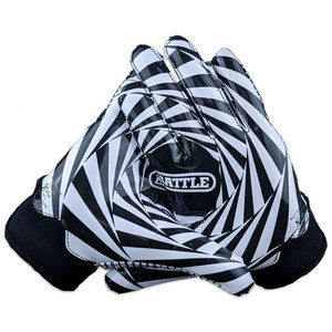 Guantes de fútbol americano personalizados con palma ultra adherente para agarrar Guantes de material ligero y transpirable - Product Image 4