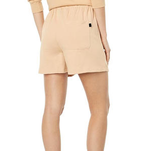 2025 Top haute qualité femmes coton Sweat Shorts personnalisé Fitness entraînement polaire Style décontracté solide motif Logo Gym utilisation - Product Image 4