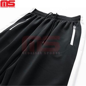 Survêtements d'hiver pour hommes, 2 pièces, style uni, manches longues, veste zippée intégrale, confortable, athlétique, 100% polyester, léger - Product Image 5