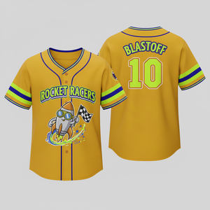 Venta caliente Tops Camisetas de béisbol Ropa deportiva personalizada Tallas grandes Jersey de softball personalizado barato para niños y jóvenes - Product Image 6
