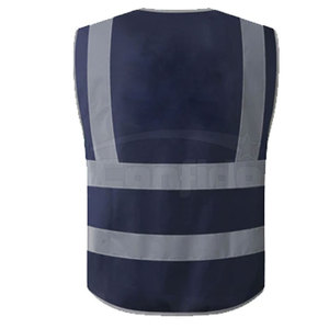 Gilet de sécurité léger pour hommes, panneaux réfléchissants, vêtements de travail haute visibilité, entretien industriel, extérieur - Product Image 2