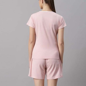 Vêtements décontractés Quickdry Ensemble léger et personnalisé pour femmes Ensemble 2 pièces avec logo personnalisé Ensemble solide pour femmes Vêtements décontractés Service OEM - Product Image 3