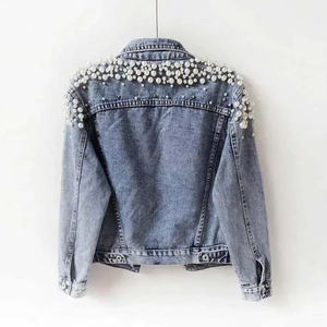 Chaquetas Vaqueras de Lona de Alta Calidad con Pedrería, Logotipo Personalizado, Transpirables, Estilo Urbano, para Hombre, Invierno - Product Image 3
